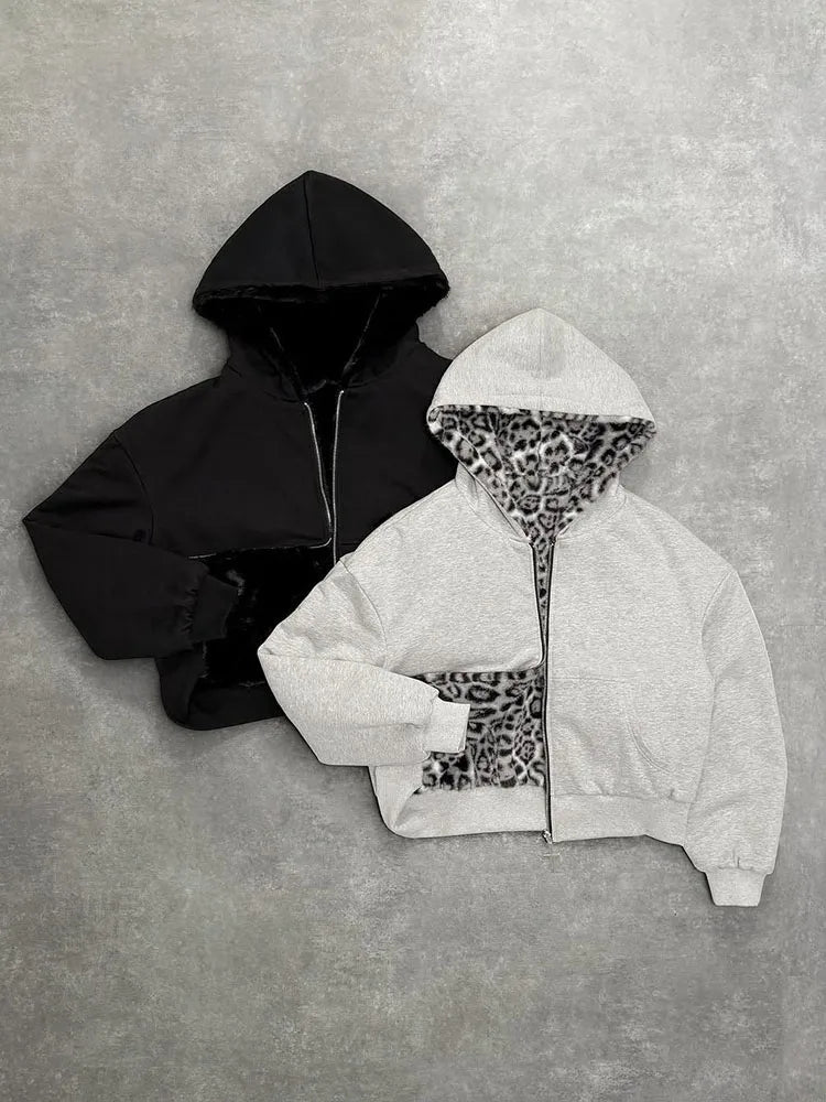 Moonlit + Nightkissed Leopard Hoodie